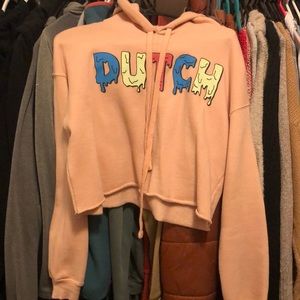 Dutch Bros Hoodie Cropped